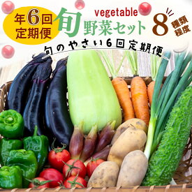 【ふるさと納税】 【 定期便 6回 】 旬 野菜 約 8種類 セット お楽しみ やさい 詰め合わせ 新鮮 農家 直送 産地直送 国産 野菜便 フレッシュ 果物 フルーツ 季節 春 夏 秋 冬 食品 食材 トマト きゅうり ピーマン なす ししとう みょうが 新しょうが 高知県 須崎市 ME3000_x