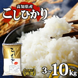 【ふるさと納税】 【 R7年産 】 コシヒカリ 8月下旬から収穫 選べる 3kg 5kg 10kg 15kg 高知県産 早場米 厳選 食味鑑定士 産地直送 コシヒカリ 白米 ごはん ご飯 米 高知産 国産 人気 須崎 米 産地直送