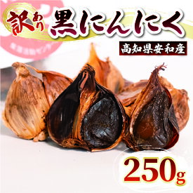 【ふるさと納税】 訳あり 黒にんにく 250g にんにく 野菜 薬味 ガーリック 冷蔵 さらだ国産 ばら あわ地区 高知 須崎