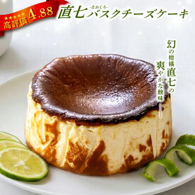【ふるさと納税】大人気 バスクチーズケーキ 4号 スイーツ 直七 直七バスク おやつ ギフト 贈り物 濃厚 クリーミー チーズ ケーキ 絶品 洋菓子 デザート 人気 手作り お取り寄せ 誕生日 プレゼント パーティー 記念日 バースデー ホールケーキ 高知県 宿毛市