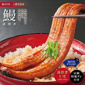 【土用の丑の日までにお届け】【ふるさと納税】24-368U．＜四万十食品＞うなぎ蒲焼　長焼4尾／DEE国産 高知 四万十 しまんと 鰻 うなぎ うな重 おかず ウナギ ギフト お取り寄せ グルメ 冷凍 国産鰻 蒲焼 鰻蒲焼 4尾 送料無料 土用 丑の日