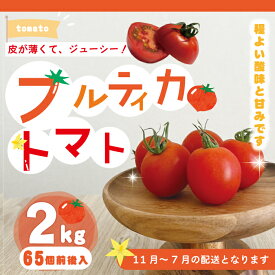 【ふるさと納税】R5-375．四万十市産 フルティカトマト2kg 南国 新鮮 野菜 ふるさと納税 国産 高知県 高知 しまんと やさい トマト とまと 冷蔵 産地直送 お取り寄せ 送料無料 四万十市 旬 フルティカ 中玉 2kg 農家直送【11月中旬〜7月下旬に発送】