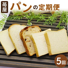 【ふるさと納税】【5か月定期便】苺屋 食パンの定期便 5回 - 送料無料 しょくぱん お楽しみ 食べ比べ こだわり レーズン 酒粕 白玉糖 贈り物 プレゼント 内祝い ギフト 贈答 朝食 おやつ ベーカリー パン好き のし 対応可 高知県 香南市【冷凍】Wit-0071