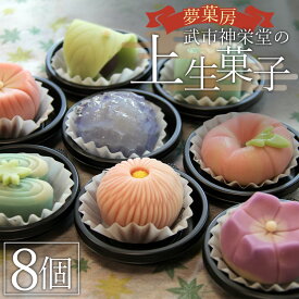 【ふるさと納税】上生菓子 和菓子 8個入り - 送料無料 ギフト お祝い のし 熨斗 武市神栄堂 お菓子 おやつ 家族団らん お茶の時間 お中元 プレゼント 贈り物 ご当地 お取り寄せ 詰め合せ 和スイーツ 母の日 贅沢 ぜいたく ご褒美 ごほうび 高知県 香南市【冷凍】yd-0014