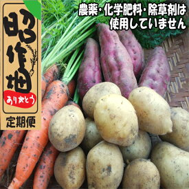 【ふるさと納税】昭作畑 【定期便】 季節のこだわり野菜が届く 旬 産地直送 じゃがいも 新にんにく さつまいも 土付きにんじん / 高知県 奈半利町