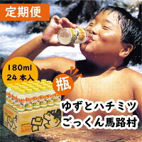 【ふるさと納税】 ジュース 定期便 ごっくん馬路村 180ml×24本入 ...