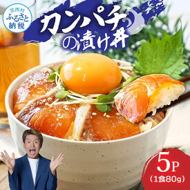 【ふるさと納税】 高知の海鮮丼の素「かんぱちの漬け」1食80g×5パックセット 勘八 カンパチ 【高知市共通返礼品】【koyofr】惣菜 そうざい 冷凍 保存食 海鮮 小分け パック 本場 高知 海鮮丼 簡単 惣菜 一人暮らし 返礼品 8000円 ランキング 人気 故郷納税 ランキンング