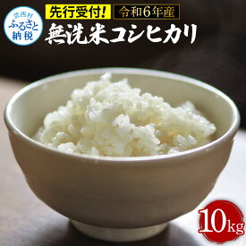 【ふるさと納税】先行予約 令和6年産 無洗米コシヒカリ10キロ 5kg×2 10kg 米 白米 精米 新米 むせんまい こしひかり コシヒカリ ブランド米 おこめ こめ 飯 ご飯 ごはん おにぎり おいしい 常温 人気 ギフト 高知県 高知 故郷納税 ふるさとのうぜい 芸西村 13000円