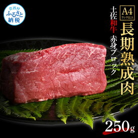 【ふるさと納税】天下味 エイジング工法 熟成肉 土佐和牛 特選 赤身ブロック 250g エイジングビーフ 国産 肉 牛肉 和牛 人気老舗焼肉店 冷凍 新鮮 真空パック 高級 高知 高知県 芸西村 故郷納税 13000円 返礼品 贈り物 贈答 ギフト