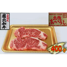 【ふるさと納税】土佐あかうし　サーロインステーキ　400g　【お肉・牛肉・ステーキ】
