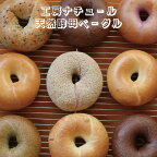 ＜『工房ナチュール』の天然酵母ベーグルセット 12個 内容お任せ ＞ナチュールベーグル セット 無添加 自家製酵母 小麦 プレーン クリームチーズ あずき 高知県 佐川町 【冷凍】6/1から7月発送分受付予定