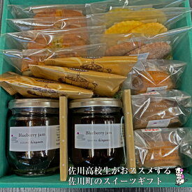 【ふるさと納税】町内唯一の高校『佐川高校生セレクト』霧生園の焼き菓子やブルーベリージャムのギフトセット【常温】マフィン、パウンドケーキ、クッキー、ドリップバッグコーヒー
