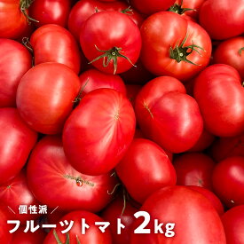 【ふるさと納税】産地直送 個性派 フルーツトマト 2kg　日高みよし農園 大玉トマト 個性派トマト 新鮮トマト 2キロ