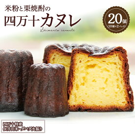 【ふるさと納税】 四万十カヌレ20個（10個×2パック） 米粉 スイーツ デザート お菓子 洋菓子 人気 ダバダ火振 Ias-01