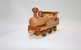 【ふるさと納税】輝く機関車「陽太丸（ひなたまる）」Ole-23　／かわいい プレゼント こども 車 玄関 玩具 国産 ひのき 桧 木製 木 日本製