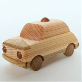【ふるさと納税】かわいくて「キュン」とくるインテリアおもちゃ「パト」Ole-21　／かわいい プレゼント こども 車 玄関 玩具 国産 ひのき 桧 木製 木 日本製