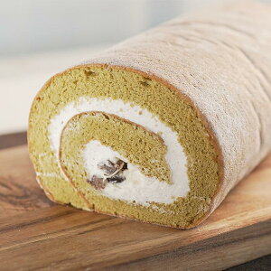 【ふるさと納税】たっぷり地鶏卵のロールケーキ(緑茶)