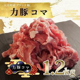 【ふるさと納税】【高知県 大月町産ブランド豚】力豚　豚コマ1.2kg