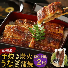【ふるさと納税】【土用の丑の日にお届け】 選べる 九州産 手焼き炭火 うなぎ 蒲焼 (1尾あたり120〜149g) 2尾／3尾／4尾／5尾 たれ・山椒付き 鰻 蒲焼き 土用の丑の日 冷凍 国産 鹿児島、宮崎、熊本等産うなぎ原料使用