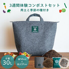 【ふるさと納税】（福岡市）3週間のコンポスト体験と野菜栽培ができるLFCガーデニングセット