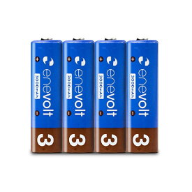【ふるさと納税】【enevolt】 充電池 3000mAh 単3 エネボルト 8本セット 【1年間保証】 8s3000ev　お届け：入金確認後、約1週間～2週間ほどでお届け
