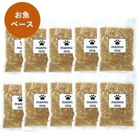 【ふるさと納税】【福岡市】マンマミーア【冷凍】（お魚ベース1袋140g）10袋＜犬用＞ | ペット ペットグッズ 人気 おすすめ 送料無料