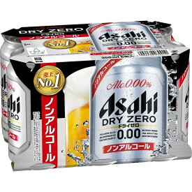 【ふるさと納税】【博多工場産】アサヒビール　ドライゼロ350ml 6缶パック ケース入り
