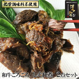 【ふるさと納税】【福岡市】 黒毛和牛 特製しぐれ煮 雅/仄火 2種セット