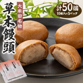 【ふるさと納税】大牟田名物　江口栄商店　草木饅頭　50個入【1487650】