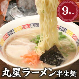 【ふるさと納税】丸星ラーメン 半生麺【3食入×3セット】