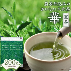 【ふるさと納税】農林水産大臣賞受賞 100g × 2袋 計200g 八女茶 濃厚 旨み すっきり 甘み コク こだわり カテキン 抗酸化作用 リラックス効果 ビタミンB 疲労回復効果 お茶 日本茶 緑茶 お取り寄せ ご当地茶 本格八女茶 福岡県 久留米市 送料無料