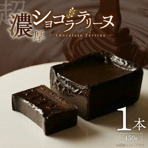 【ふるさと納税】ショコラ テリーヌ 450g × 1本 レア ガトーショコラ 濃厚 ねっとり 口当たり バニラアイス クッキー 相性がいい フォンダンショコラ お菓子 洋菓子 ケーキ スイーツ デザート