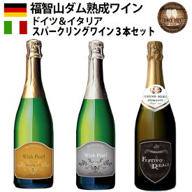 【ふるさと納税】 福智山ダム熟成 スパークリングワイン 3本詰め合わせセット 14000円 1万4000円 FD323 ウィッシュ・パール ウィッシュ・パール・ブリュット フェスティーボ・レアーレ スプマンテ 各750ml ワイン 福岡県 直方市 常温 送料無料