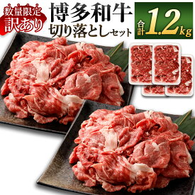 【ふるさと納税】＜選べる 容量＞【数量限定 訳あり】【A4・A5】博多和牛 切り落とし 合計約600g～約1.8kg 約1.8kg/約1.5kg/約1.2kg/約900g/約600g 1パック約300g 11000円 〜 24000円 1万1000円 〜 2万4000円 お肉 牛肉 切落し 小分け 九州産 福岡県産 国産 お取り寄せ 冷凍