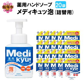 【ふるさと納税】薬用ハンドソープ メディキュッ 泡 詰替用 580ml×20袋 ふるさと納税 ハンドソープ 手洗い 手洗い習慣 詰め替え用 備蓄 常備 ストック【B-178】