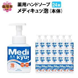 【ふるさと納税】薬用ハンドソープ メディキュッ 泡 本体 250ml×24本 ふるさと納税 日用品 ハンドソープ 常備 備蓄 ストック 【B7-030】