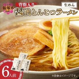 【ふるさと納税】福岡の老舗が作る 背脂入り醤油とんこつラーメン【ラー麦100％特製麺使用】 【Z9-019】