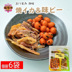 【ふるさと納税】＼ポスト投函／焼きいか＆味ピー 2種詰合せ ゆうパケットでお届け！お菓子 おつまみ福岡県 飯塚市 飯塚【Z3-027】