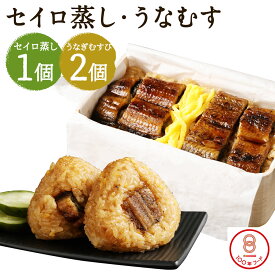 【ふるさと納税】【文化庁｢100年フード｣認定品】 うなぎのせいろ蒸し1食(320g×1個)・炙りうなぎむすび2個 セット せいろ蒸し 鰻 うなむす うなぎ おむすび おにぎり 惣菜 観光動画付き ギフト 贈り物 冷凍 送料無料