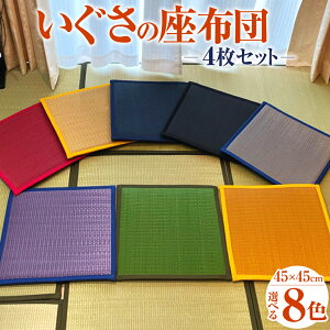 yӂ邳Ɣ[Łz̍zc 4Zbg 45cm×45cm 8F ubN lCr[ O[ VCS[h CguE bh p[v O[     u zc Zbg 
