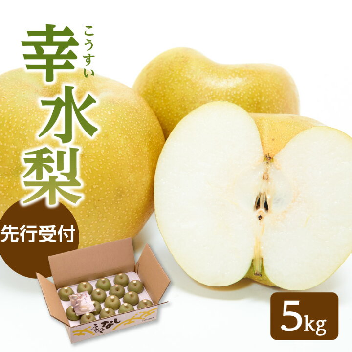 楽天市場】【ふるさと納税】【先行予約】幸水梨（5kg）【JAふくおか 