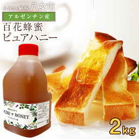 【ふるさと納税】【レビュー高評価★4.6以上】かの蜂 ピュアハニー【AR2kg】たっぷり使えるコクのある純粋蜂蜜 ハチミツ 純粋はちみつ 大容量 業務用 アルゼンチン産 保存食 防災グッズ 非常食