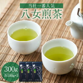 【ふるさと納税】【お茶の光玉園】八女煎茶 100g×3本セット　新茶 お茶 八女茶 煎茶 茶 八女