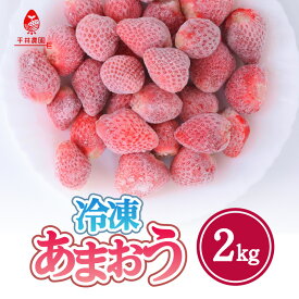 【ふるさと納税】冷凍あまおう たっぷり2kg いちご 苺 イチゴ シャーベット スムージー 完熟