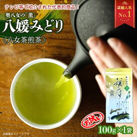 【ふるさと納税】【お試し】高級茶・八女茶の老舗　古賀製茶本舗　奥八女の「薫」八媛みどり　煎茶　100g【メール便】 煎茶 八女茶 お茶 茶 高級 ポスト投函 簡易包装 訳あり
