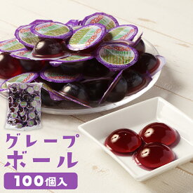 【ふるさと納税】グレープボール 計900g（9g×100個入） 江口製菓 ゼリー ハードタイプ グレープ味 駄菓子 お菓子 おかし おやつ ぶどう ブドウ 葡萄 フルーツ くだもの 果物 詰め合わせ まとめ買い 大容量 懐かしい 子供 こども 景品 お祭り 縁日 イベント 送料無料