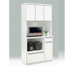 【ふるさと納税】白の清潔な90センチ幅のオープンダイニングボードグローレ