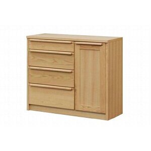 【ふるさと納税】【幅102.6 奥行46 高さ88.5】アンリ103センチ幅キッチンカウンター(レッドオーク) | 家具 ファニチャー 人気 おすすめ 送料無料