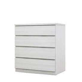 【ふるさと納税】クローゼット チェスト 幅70 4段 奥行44 ホワイト色 タンス 押入れ収納 衣類収納 桐 箪笥 大川家具 丸田木工 フィット | 家具 ファニチャー 人気 おすすめ 送料無料