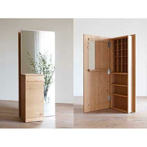 yӂ邳Ɣ[ŁzCARAMELLA Storage Mirror (L) oak | Ƌ B B[ Lb`{[h s i  Lrlbg [ I